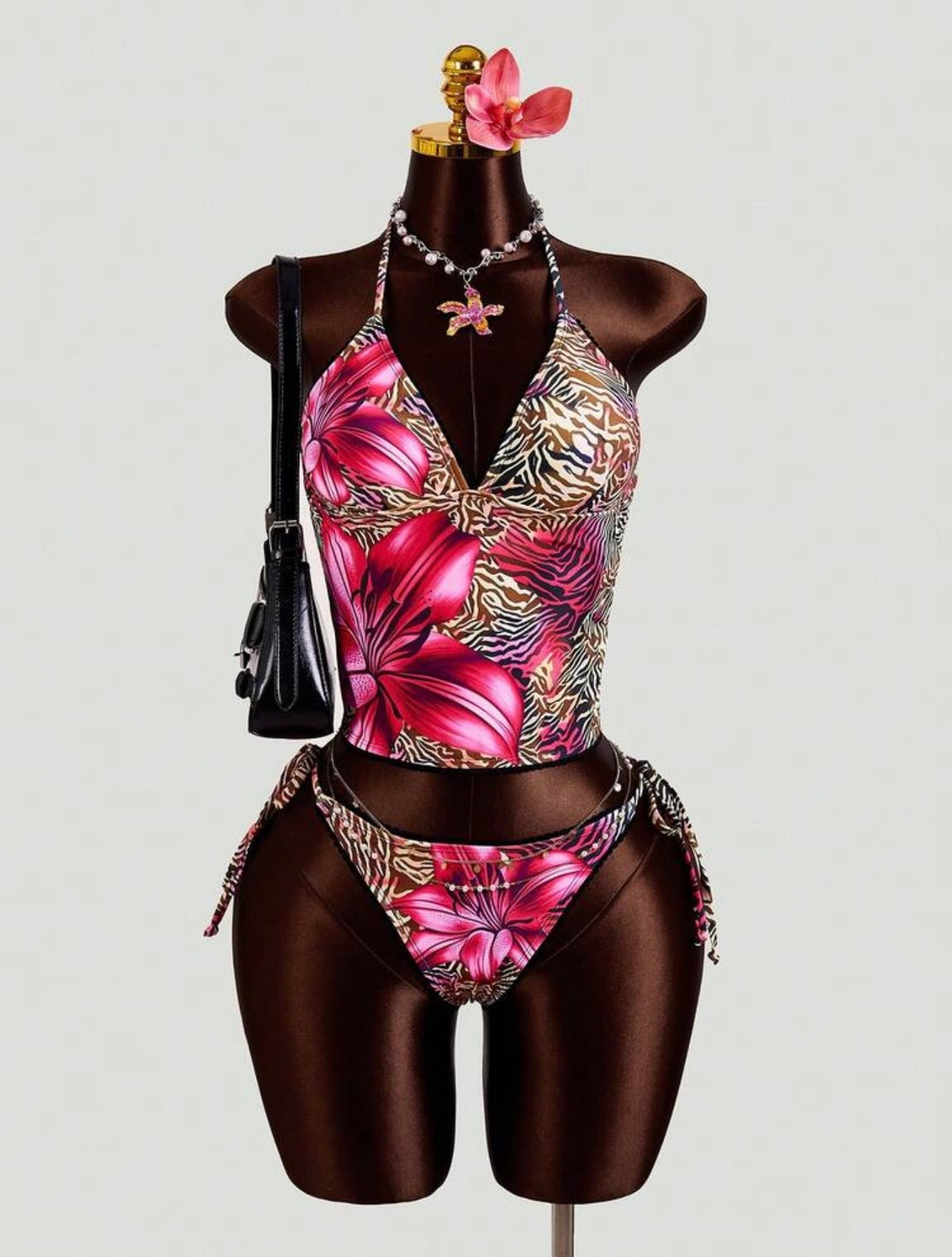 Tropical Bloom Halter Set 🌺